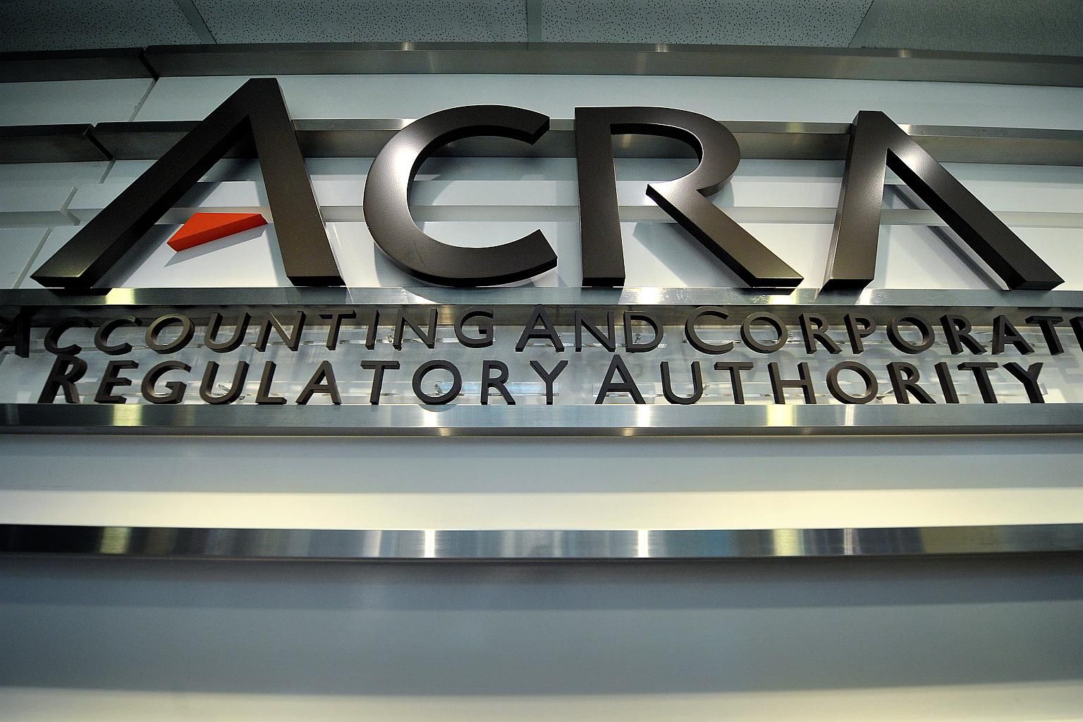 Accounting and Corporate Regulatory Authority (ACRA)